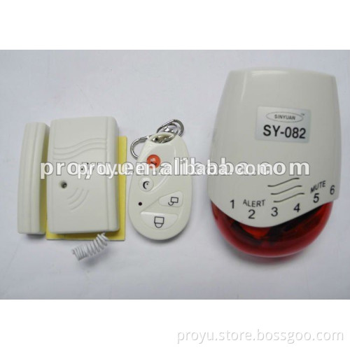 Wireless Mini Alarm Sensor with Mute Function for home security PY-SY082